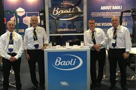 The Baoli reach truck received its premiere at the IMHX