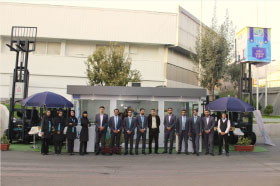 Baoli forklift in Industrial exhibition in Tehran, Iran.