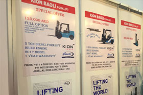 Baoli forklift in Big 5 PMV LIVE, DUBAI